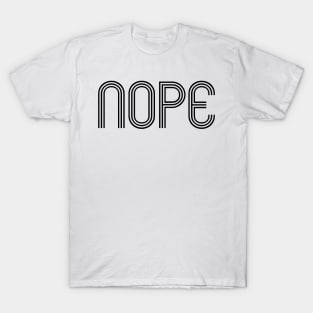 Nope Triline Black T-Shirt